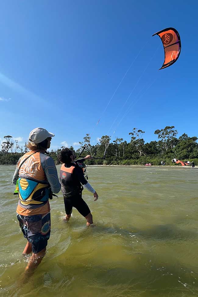 Aulas kite surf iniciante